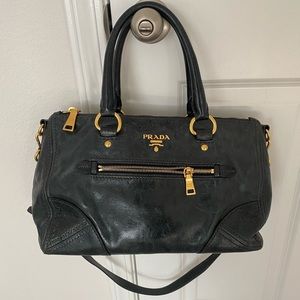 Authentic Leather Prada Handbag